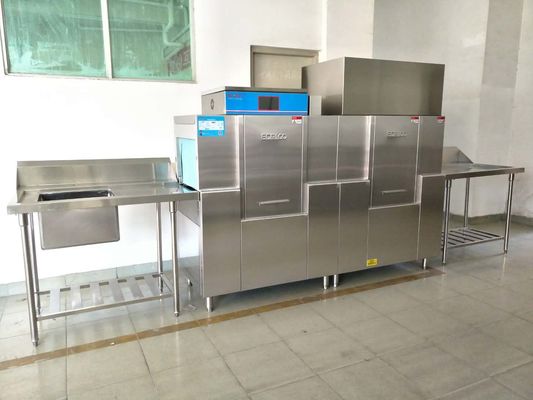 China Fördererspülmaschine ECO-M210PH, Restaurant-Grad-Spülmaschine des Gestells 19.8KW/46.8KW fournisseur
