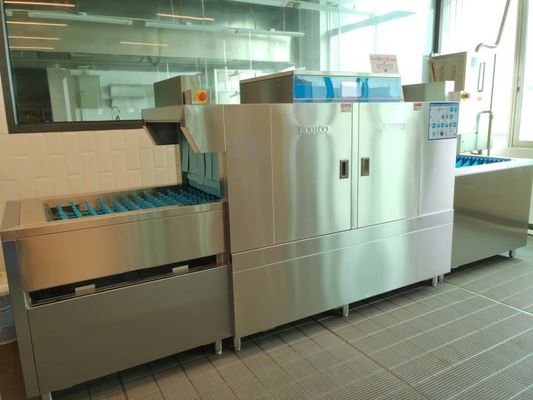 China Hotel-Heißwasser, das Spülmaschinen-/der hohen Temperatur Geschirrspülmaschinen 60~75℃ saniert fournisseur
