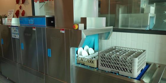 China Kompakte Handelsteller-Maschine, ruhige Restaurant-Grad-Spülmaschine fournisseur