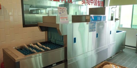 China Automatische Kitchenaid-Fach-Spülmaschinen-/Handelsteller-Maschinen-einfache Operation fournisseur