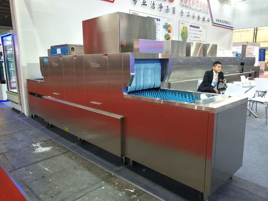 China Zufuhr 1900H4700W850D innerhalb der langkettigen Spülmaschine ECO-L470PH für Personalkantinen fournisseur