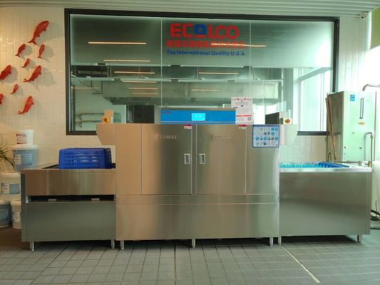 China Kompakte Handelsabwasch-Station/Berufsküchen-Spülmaschine der offenen Tür fournisseur