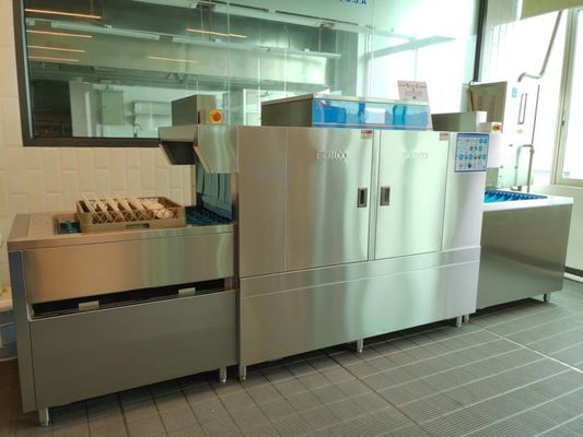 China Zentrale Küchen-Flug-Art Spülmaschine mit Energie-Schutz der offenen Tür fournisseur