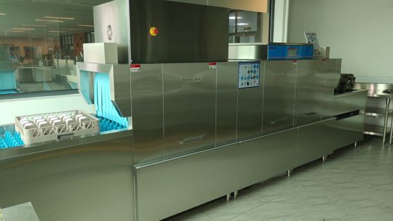 China Kompaktbauweise-Flug-Art Spülmaschine für Kettenrestaurants und Speisesäle fournisseur