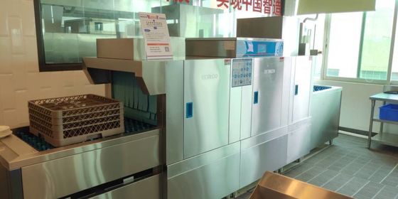 China Handelsspülmaschine doppelte Isolierung Kitchenaid für Hotels 59 Kilowatt fournisseur